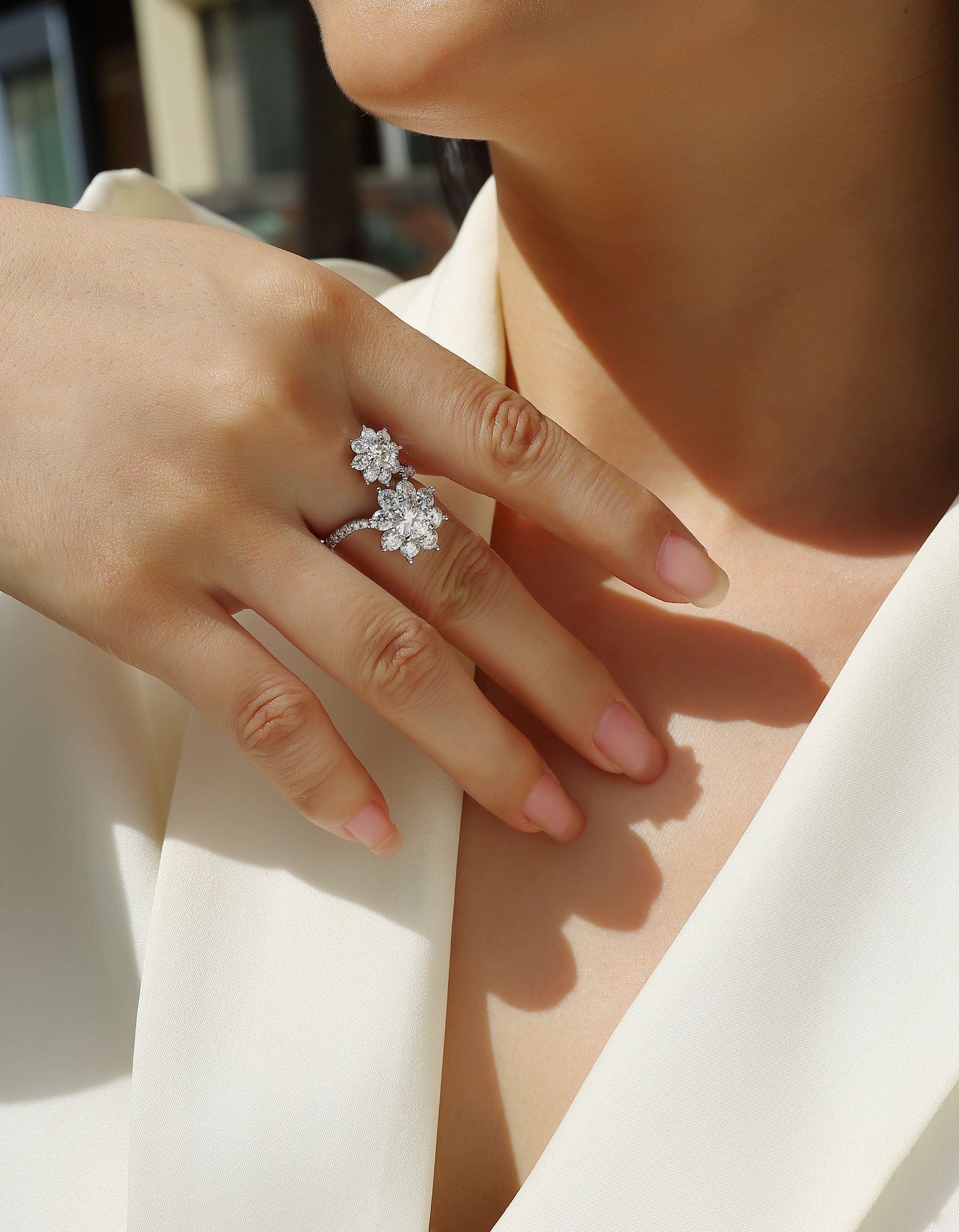 Anillo Moissanite 1ct en Plata S925 – Brillo de Lujo Atemporal