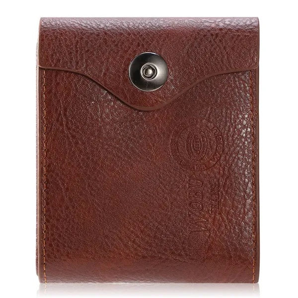 Cartera para Hombre Slim de PU Leather – RFID y Clip para Dinero