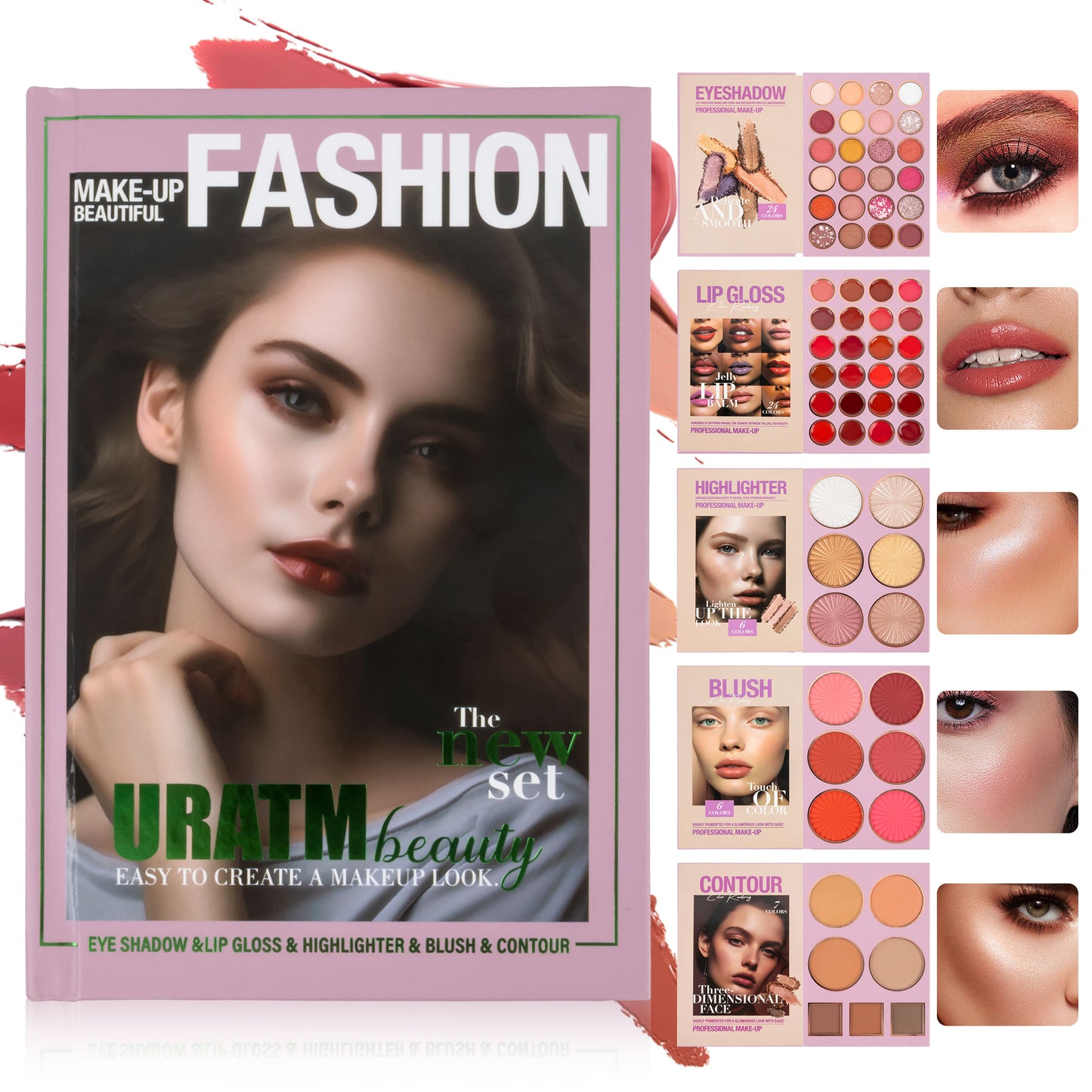 Paleta de Maquillaje URATM 67 Colores – Todo en Uno