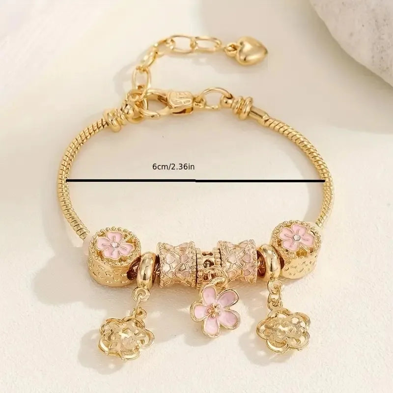 Pulsera DIY de cuentas con cristales