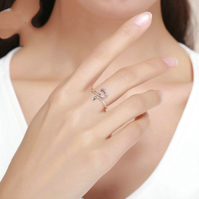 Anillo de plata S925 minimalista