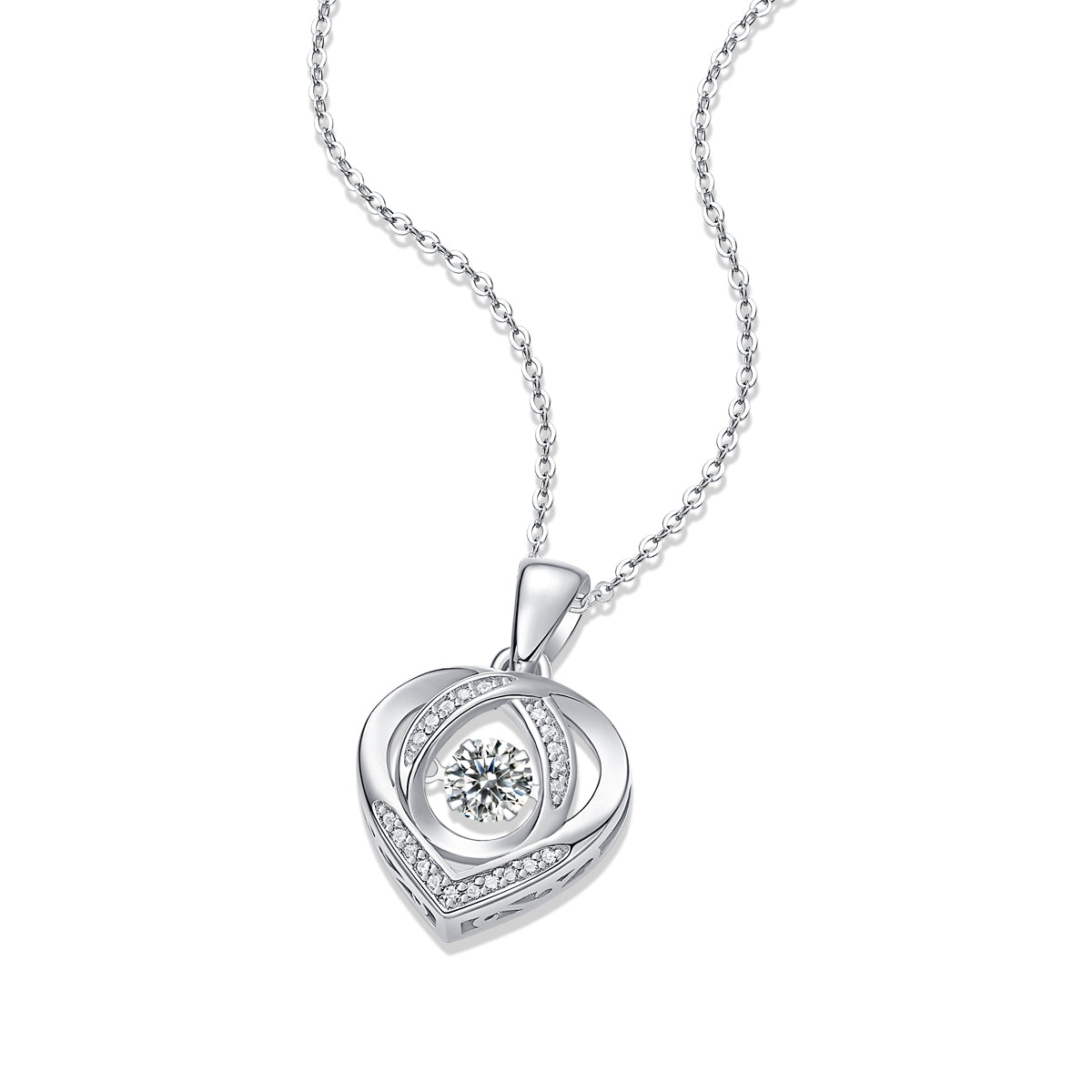 Collar de Moissanite en Plata S925 – Elegancia y Brillo Atemporal