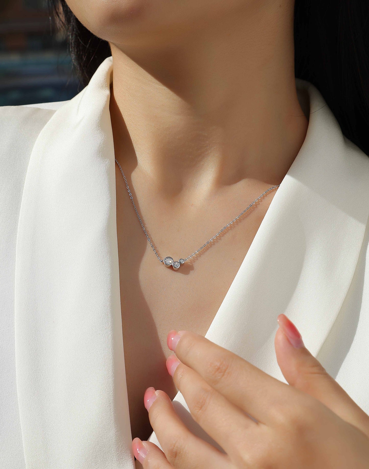 Collar Elegante con Moissanite – Brillo Sutil y Sofisticado