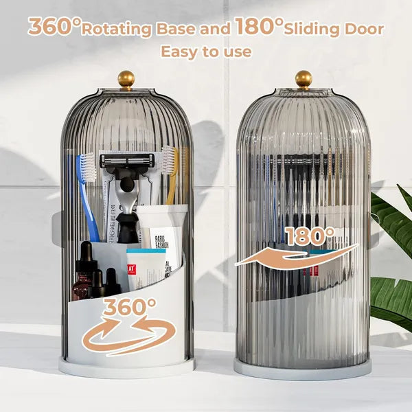 Organizador  Multiusos Giratorio de 360° – Mantén tu baño y tocador impecables