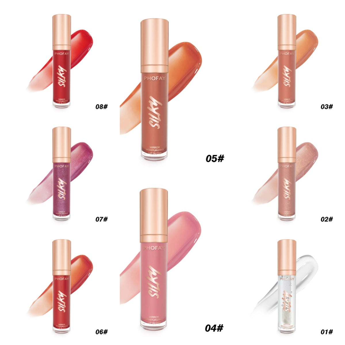 Lip Gloss Hidratante – Brillo Natural y No Pegajoso