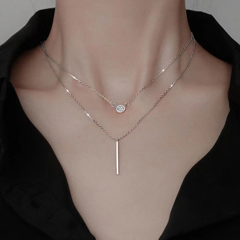 Collar de plata 925 diseño elegante