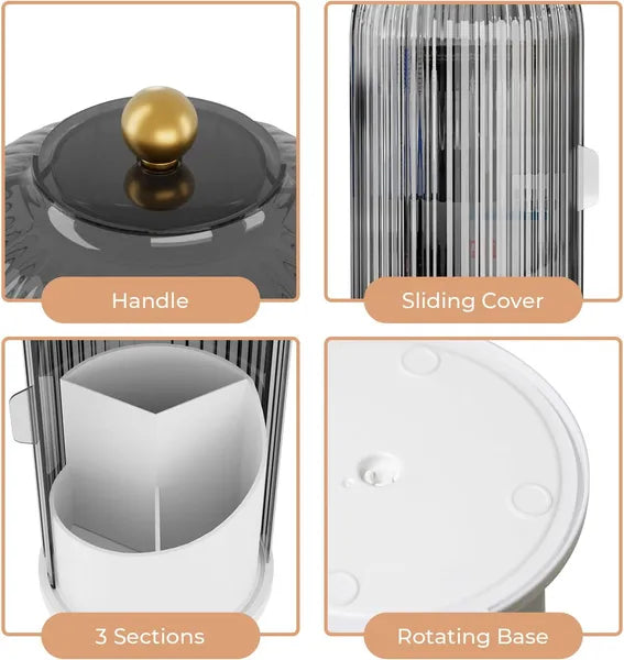 Organizador  Multiusos Giratorio de 360° – Mantén tu baño y tocador impecables