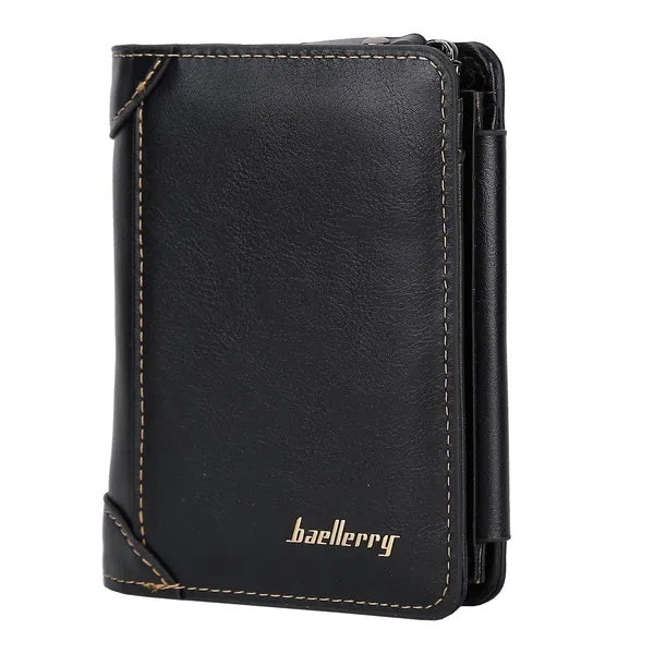 Cartera para Hombre de PU Leather – Compacta, Segura y Elegante