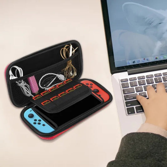 Estuche de protección resistente para Nintendo Switch con diseño portátil y almacenamiento de juegos”