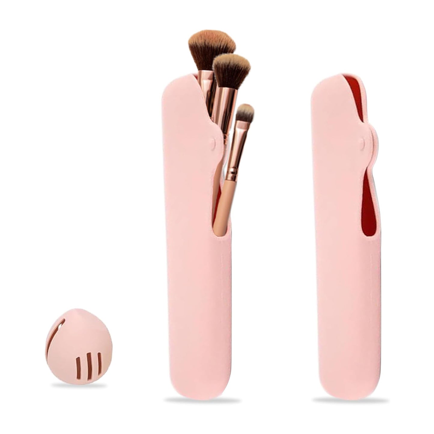 Organizador de Brochas y Esponjas de Maquillaje para Viaje
