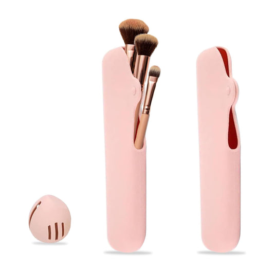 Organizador de Brochas y Esponjas de Maquillaje para Viaje