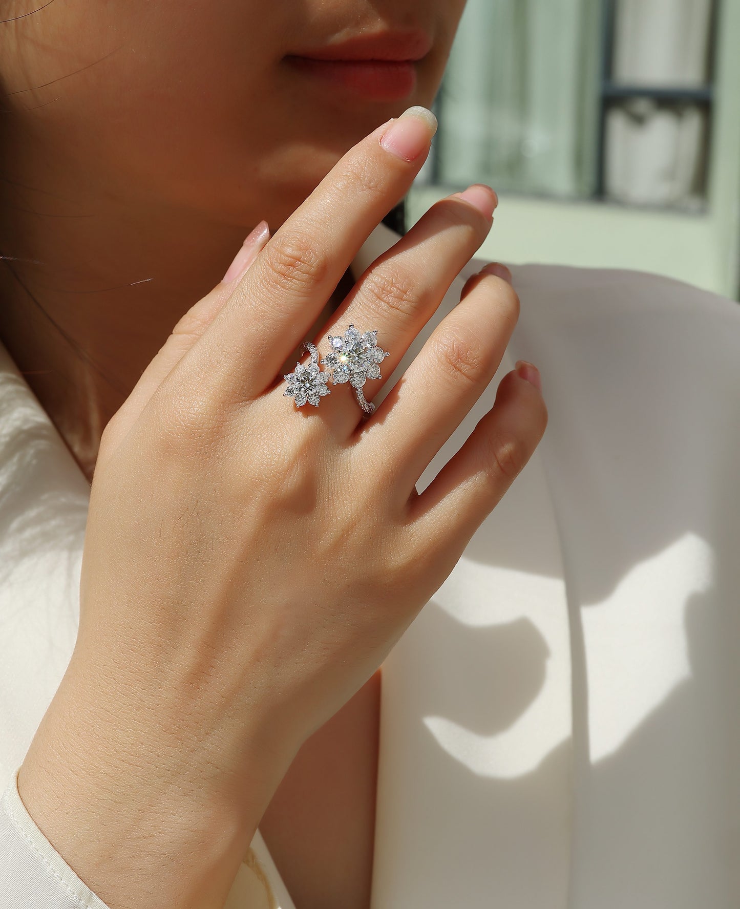 Anillo Moissanite 1ct en Plata S925 – Brillo de Lujo Atemporal